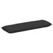 vidaXL Coussin de dossier noir 160 x 50 cm microfibre tissu