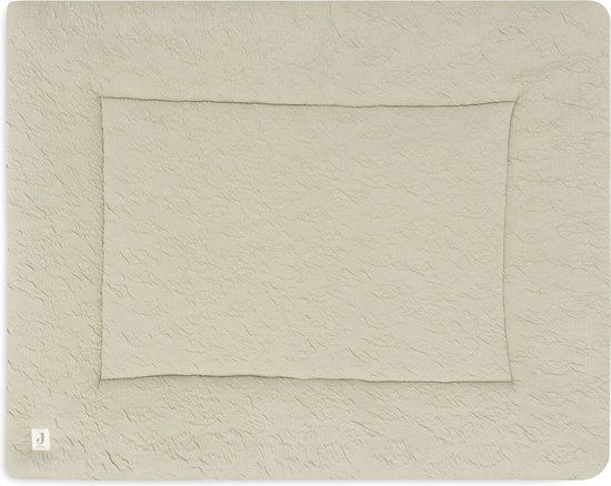 Jollein Soft Waves Boxkleed - Olive Green - 75x95cm