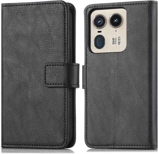 imoshion Luxe Bookcase voor de Motorola Edge 50 Ultra - Zwart