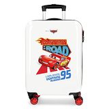Disney Cars Good Mood Cabinekoffer, meerkleurig, 34 x 55 x 20 cm, harde schaal, ABS-combinatieslot, 32 l, 2,5 kg, 4 dubbele wielen, handbagage