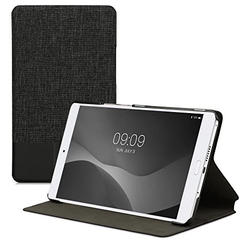 kwmobile MediaPad M3 8.4 / - / - / donkergrijs/zwart