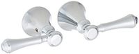 Delta H297 Cassidy Twee Hendels Badkraan/Bidet Handvat Kit, Chroom