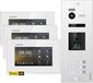 Balter EVO HD-videosysteem voor deurbel met vingerafdruk- en RFID-technologie, geschikt voor 3 woningen, inclusief 3 monitoren