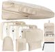 Unyqoos® Complete set van 9 kofferorganizers met compressie en vloeistofzakken voor reizen