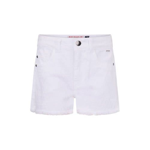 Retour Jeans relaxed regular waist casual short wit
