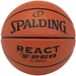 Spalding React TF 250 Basketbal FIBA Oranje Leer Kinderen en volwassenen One size