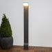 Lucande - Lampe d'extérieur LED - 1 lumière - aluminium, plastique - H: 100 cm - gris graphite, blanc