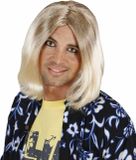 Finidi Grunge pruik Groovy blond
