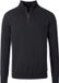 CASAMODA Halfzip Trui Solid Antraciet - Maat L - Heren
