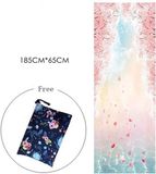 Merkloos / Sans marque Wan GmbH Antislip Yogamat Handdoek van Microvezel - Sneldrogend en Zweetabsorberend voor Pilates en Hete Yoga - Patroon 2