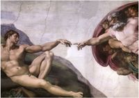 Educa Puzzle La Création d'Adam Michelangelo 1000 Pièces Adultes