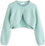 Next - Meisjes - Pluizige bolero voor speciale gelegenheden - Groen