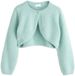 Next - Meisjes - Pluizige bolero voor speciale gelegenheden - Groen