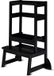 Oemmie Leertoren - Learning Tower - Montessori Leertoren - Leertoren keukenhulp - Leer Toren - Opstapje - Kindertrapje - Noir