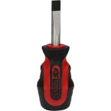KS Tools 159.1124 ERGOTORQUEplus Schroevendraaier, zaagsnede, kort, 8 mm