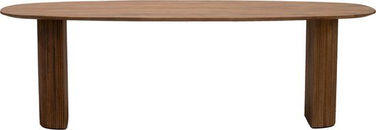 Giga Meubel Eettafel Feline - Deens Ovaal - Mangohout - 240cm