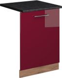 Vicco Fame-Line Vaatwasserfrontpaneel – 60 cm, WB Antraciet Bordeauxrode hoogglans
