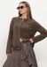 SELECTED WOMEN Slflulu New Ls Knit Cardigan Truien & vesten Dames - Sweater - Hoodie - Vest- Bruin - Maat S