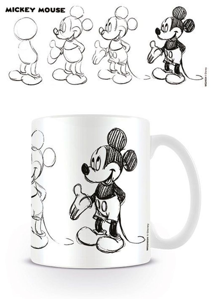 Mickey Mouse Disney : Sketch Process Mug