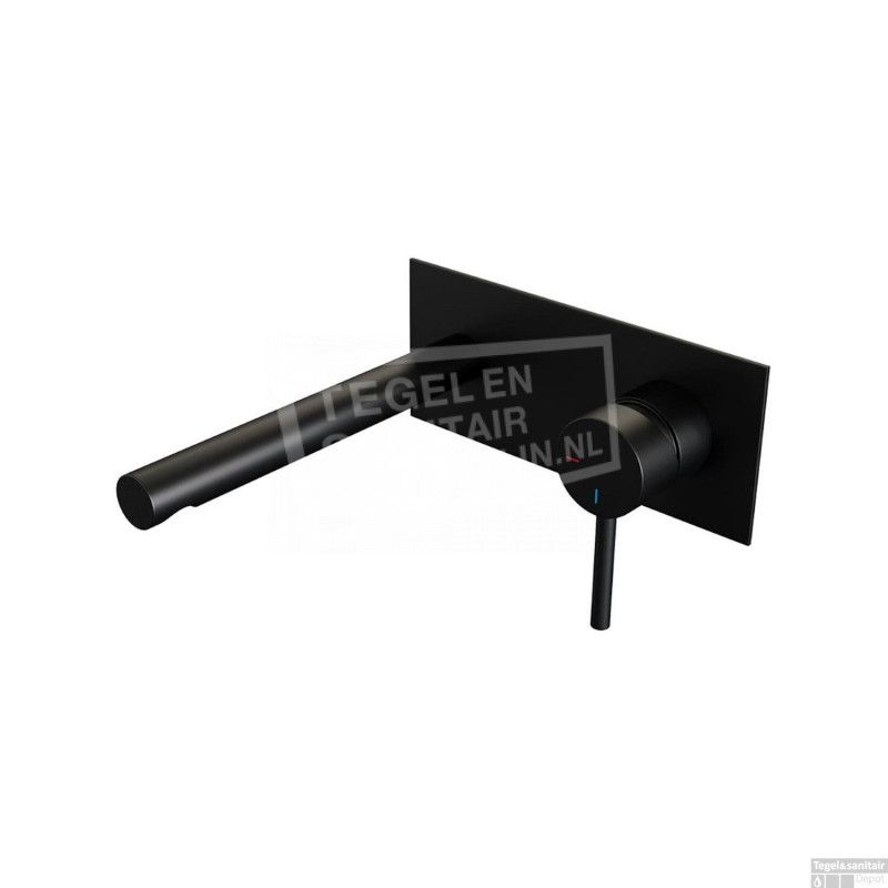 Brauer Wastafelmengkraan Black Inbouw S2 Coldstart Mat Zwart