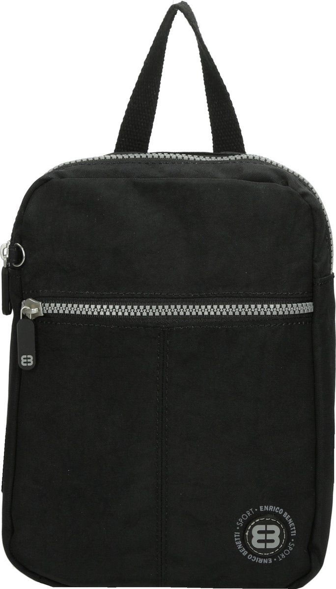Enrico Benetti Frances 66838 Rugzak crinkle nylon - 2,8 liter - Zwart