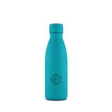 Cool Bottles - Roestvrij stalen fles, 350 ml, levendig turquoise, 25,10 x 7 cm, thermosfles, koude dranken 36 uur en 18 uur warm, Triple-Cool Technology, BPA-vrij