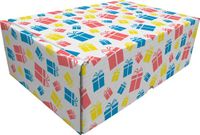 Raadhuis Kangaro KTC BV Raadhuis cadeaupakketdoos 4 - pakjes dessin - 30,5x21,5x11cm - 5 stuks