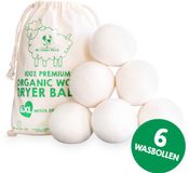 Mr. Green Mind Wasdrogerballen van 100% Wol Duurzaam, Herbruikbaar & Energie-besparend – Set van 6 drogerballen – Natuurlijk alternatief voor wasverzachter