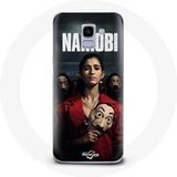 Maniacase Hoesje voor Samsung Galaxy A8 2018 La casa de papel Nairobi Seizoen 4