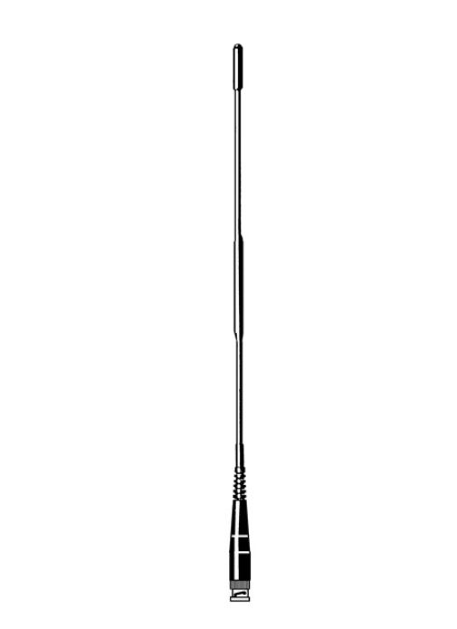 Albrecht AE Maxiscan Radioantenne - Zwart/Grijs - 320mm - 6156