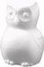 Rayher hobby materialen Rayher Piepschuim uilen knutsel dieren figuur - wit - 22 cm