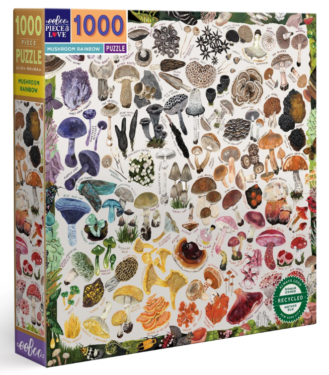 eeBoo Mushroom Rainbow Puzzle (1000 pieces)