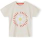 Minoti t-shirt meisjes met bloemmotief - 100% katoen - ecru