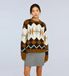 SEMICOUTURE Jersey Sherley Femme S Brun Manches longues