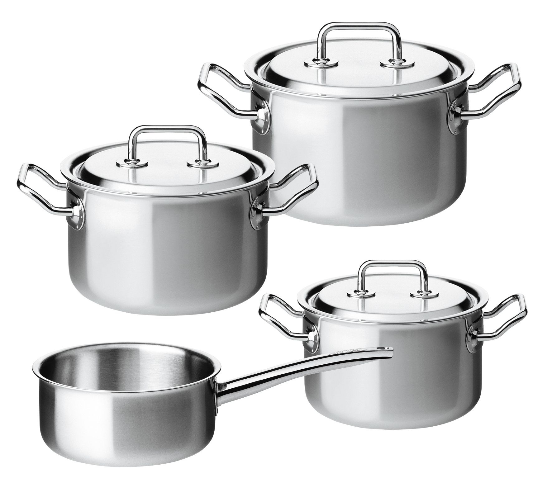 Spring Brigade Premium Pannenset - 4-delig - RVS - Geschikt voor Inductie