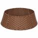 vidaXL Kerstboomkraag Rond Lichtbruin Ø 45 x 22 cm poly rattan
