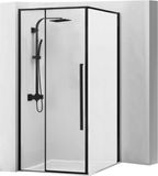 REA Solar Black 80x100 cm Douchecabine Rechthoek Zwart