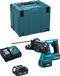 MAKITA Marteau perforateur DHR242RTJ1 (1 x batterie 5,0 Ah + chargeur DC18RC + coffret de rangement MAKPAC 4)