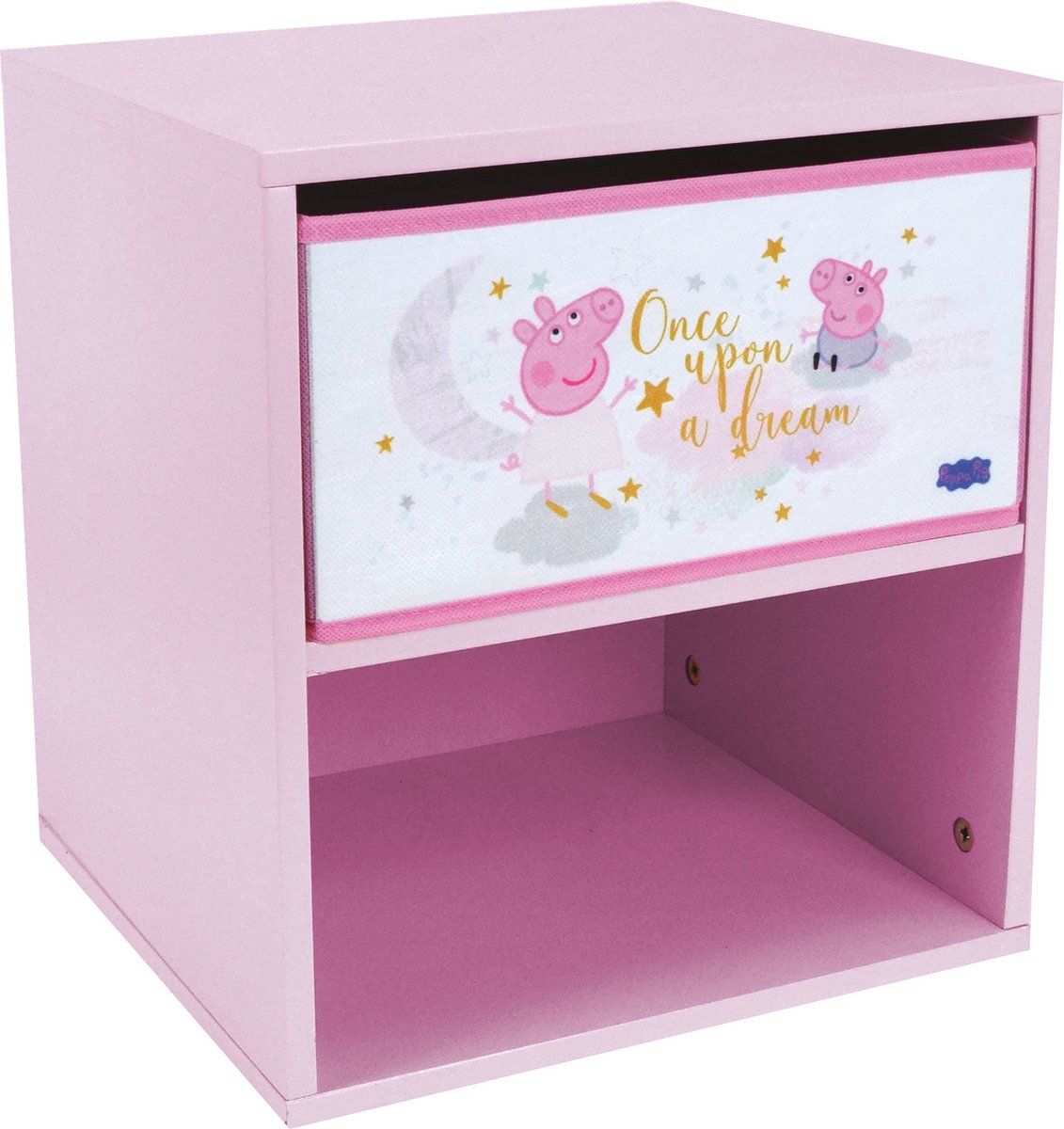 Peppa Pig Nachtkastje, Princess - Roze - 36 x 33 x 30 cm - MDF