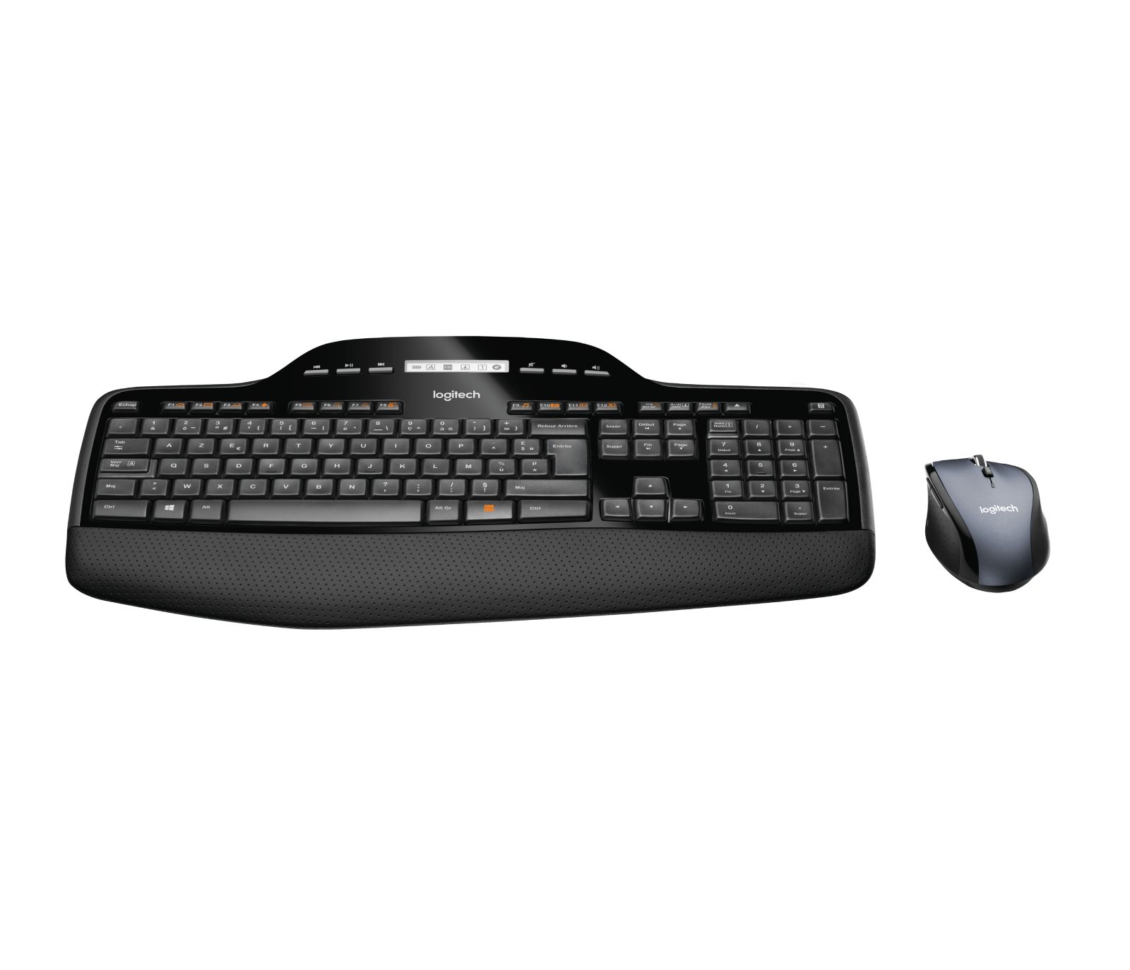 Logitech MK710 - Wireless Keyboard and Mouse - AZERTY FR - Black