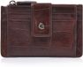 Castelijn & Beerens Croco Mini porte-monnaie 7 cartes RFID | moka