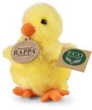 Rappa Pluche knuffelkuiken eco-vriendelijk geel 10 cm
