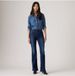 Levi's Donkerblauwe jeans 726 HR met uitlopende pijpen