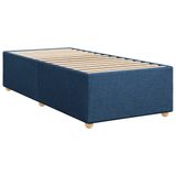 VidaXL Boxspringbed met matras, blauw, 180x200 cm, gestoffeerd
