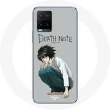 Maniacase Hoesje voor Vivo Y21s 2021 / Y21 2021 Death Note Anime L