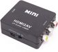 Allteq HDMI naar composiet omvormer - Tulp / AV / RCA
