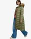 Superdry Femme Veste Fuji Longue à Capuche en Fausse Fourrure Khaki Taille: 34