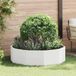 Maison Exclusive - Bac à plantes blanc 120 x 120 x 35 cm en acier