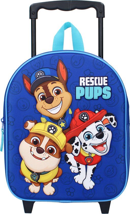 PAW Patrol Another Dimension Trolley Rugzak 3D - Blauw
