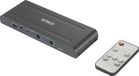 SpeaKa Professional SP-HDA-300 2 + 1 ports HDMI-commutateur UHD 4K @ 60 Hz